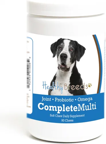 Miniatura 118 de Healthy Breeds Pug todo en uno multivitamínico suave masticable 60