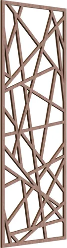 Miniatura 15 de Conway Paneles de pared decorativos de madera con calado, 9 3/8 pulgadas de ancho x 24 3/8 pulgadas de alto x 1/4 de alto, aliso