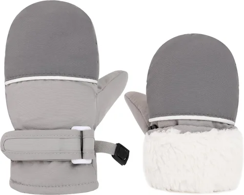 Miniatura 46 de Urban Virgin Guantes de invierno para bebés y niños pequeños, con forro polar, cálidos, impermeables, guantes de nieve para niños y niñas