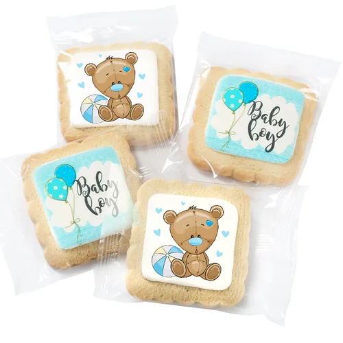 Miniatura 2 de Paquete de 24 galletas para baby shower, mesa de postre y recuerdos de fiesta decorados individualmente envueltos en galletas de azúcar