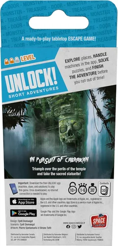 Miniatura 3 de Short Adventures 5: in Pusuit of Cabrakan - Juego de cartas inmersivo para niños y adultos, a partir de 10 años, 1 a 6 jugadores, 30 minutos