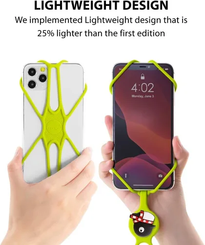 Miniatura 5 de Cordón para llevar teléfono celular + soporte de cuello 2 y protector de teléfono 2 Cordón con tarjeta - Maru Penguin