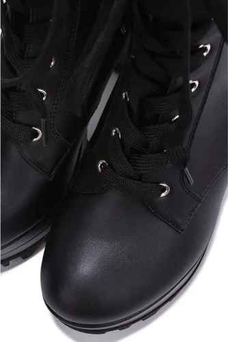 Miniatura 5 de Cape Robbin Monik - Botines Chelsea de plataforma con tacón grueso para mujer, botines con bolsillo