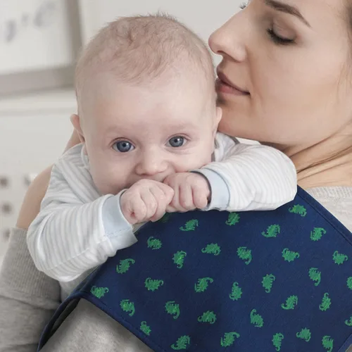 Miniatura 5 de Hakochia Paños para eructos para bebé, niño y niña, de algodón orgánico, grandes, unisex, extra absorbentes, suaves, neutros, trapos para eructos