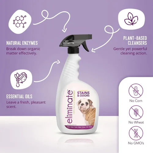 Miniatura 4 de Health Extension Elimina el removedor enzimático de manchas y olores, seguro en todas las superficies, 32 onzas