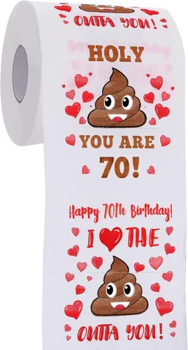 Miniatura 10 de Regalos de cumpleaños número 18 para niños o niñas - Papel higiénico de broma feliz - Decoraciones de cumpleaños número 18, suministros de fiesta