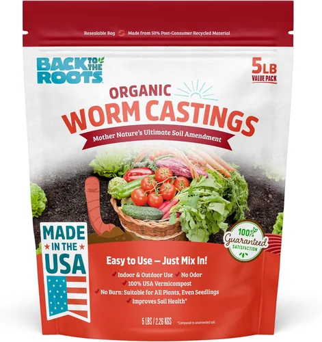 Miniatura 11 de Back to The Roots Harina de sangre 100% orgánica Fabricada en los EE. UU. Nutrición premium para jardinería de plantas de interior y exterior