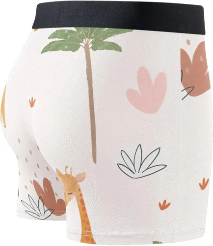 Miniatura 3 de CHIFIGNO Mimosa Bamboo Fiber and Spandex Boxer Shorts, Soft and Breathable, S
