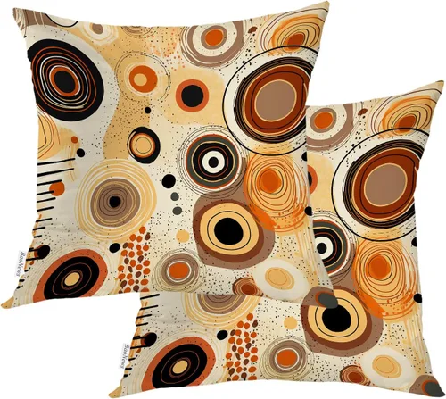 Miniatura 101 de Fundas de almohada con diseño de pinos y pájaros, bayas rojas, hojas de acebo, fondo beige, funda de cojín de mezcla digital, funda de almohada