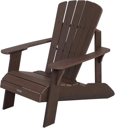 Miniatura 7 de Lifetime Silla Adirondack de madera sintética Marrón claro