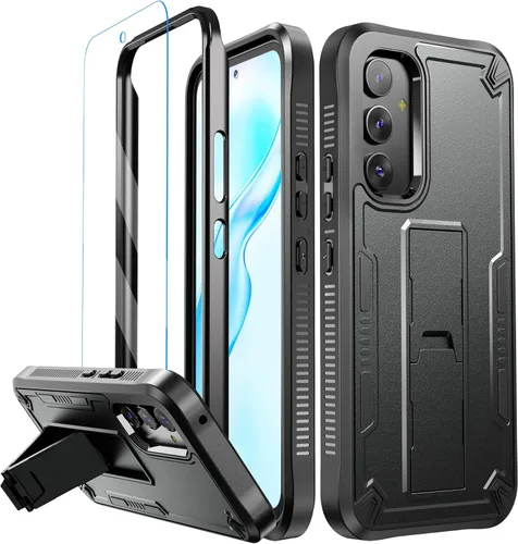 Miniatura 11 de URBANITE Funda para Samsung Galaxy A13 con soporte, protección a prueba de golpes de grado militar con protector de pantalla compatible con teléfono