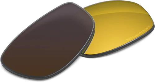 Miniatura 3 de Tintart Lentes de repuesto compatibles con Oakley Juliet Polycarbonate Polarized Etched-Golden Yellow