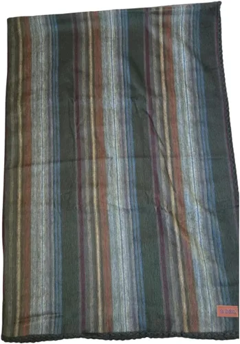 Manta de lana de alpaca - Hermosa y cálida, 80 x 60 pulgadas, ultra suave, hipoalergénica y transpirable. (aceituna)