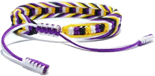 Miniatura 3 de LAMIBEE Pulsera tibetana con diseño de pansexualidad bisexual LGBT Proud Love Brazaletes de cuerda de amuleto y bohemio para mujeres y hombres