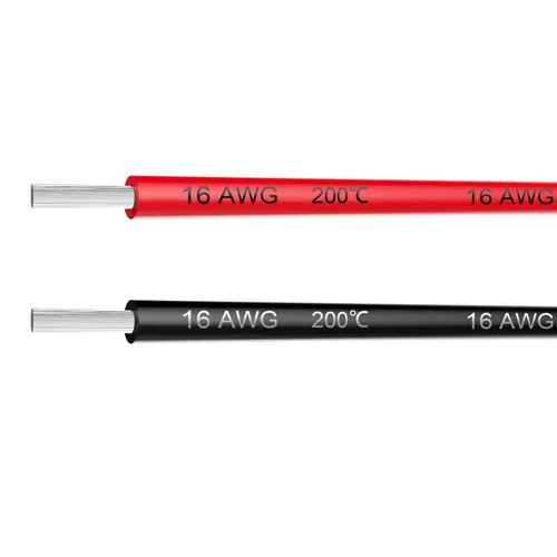 Miniatura 14 de Cable eléctrico Haerkn calibre 10 AWG, cable de silicona calibre 10 de 20 pies [10 pies negro y 10 pies rojo], cables de conexión, suave y flexible