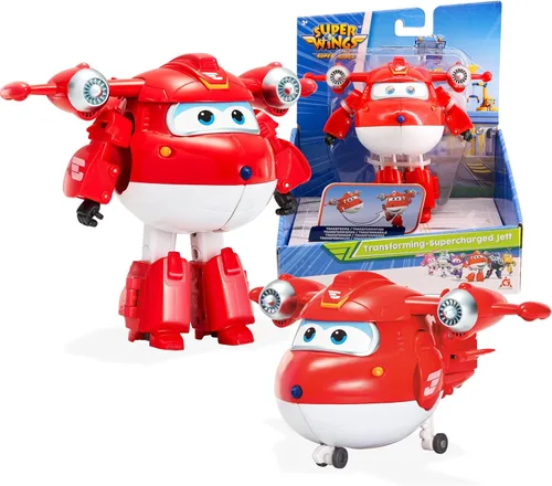 Miniatura 7 de Super Wings Toys Tino - Dinosaurio de 15 pulgadas, temporada 6, nuevo personaje, figuras de acción de Dinasour con niebla de agua, luz intermitente