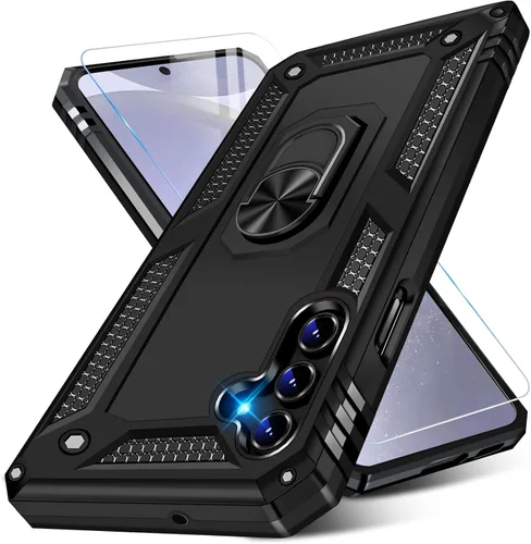 Miniatura 87 de Vaki Funda para Samsung Galaxy S22 5G con protector de pantalla integrado de grado militar, cubierta dura y resistente, funda resistente para Galaxy