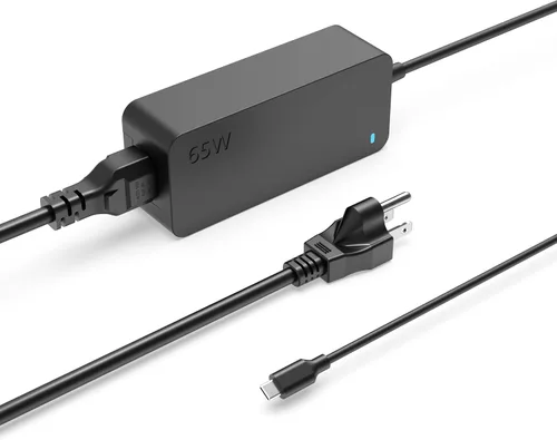 PD - Cargador rápido USB C de 65 W para portátil LG Gram 14 15 16 17 Series 14Z90Q 15Z90Q 16T90P 16Z90P 16T90Q 17Z90P 17Z95P 17Z90Q 17Z90R 17Z90S