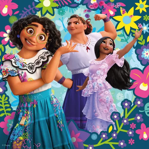Miniatura 4 de Ravensburger Disney Encanto 05657 - Juego de rompecabezas de 3 x 49 piezas para niños, cada pieza es única, las piezas encajan perfectamente