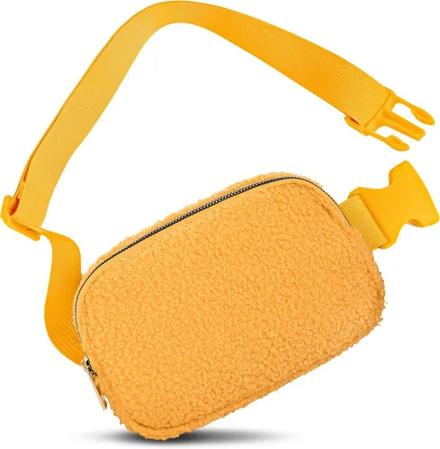 Miniatura 29 de Bolsa de Cintura Frenou Riñonera de Moda para Mujeres y Hombres, Riñonera con Correa Ajustable para Regalo, Riñonera para Viaje, Correr, Senderismo