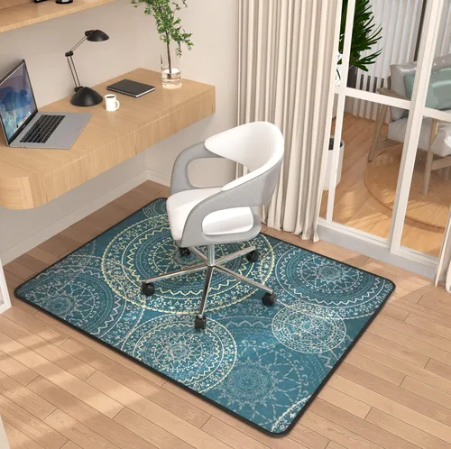 Placoot Tapete para silla de oficina para alfombras y suelos de madera dura, 48 x 36 pulgadas, tapete de piso de alta calidad, tapete para silla de