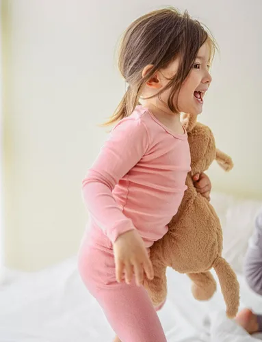 Miniatura 100 de AVAUMA - Pijama para niños y niñas de algodón básico para uso diario