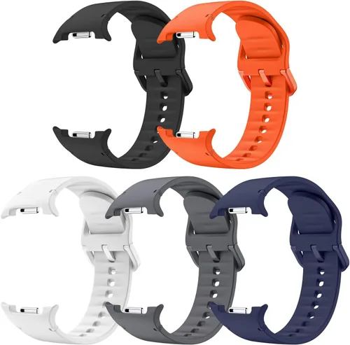 Miniatura 8 de Correa deportiva para Samsung Galaxy Watch 8 Band 1.575 in 1.732 in/Galaxy Watch 8 Classic 1.811 in, correa de repuesto de silicona suave