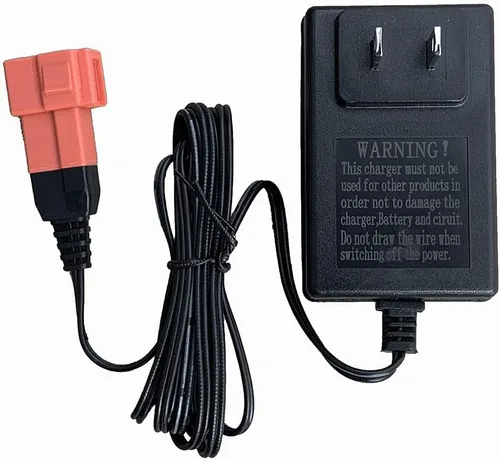 Miniatura 2 de Cargador de batería de 12 voltios para niños, enchufe cuadrado rojo de 12 V, adaptador de corriente de batería eléctrica, UL FCC, SL12-07-02
