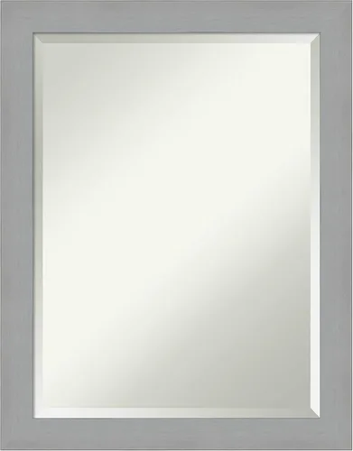 Miniatura 14 de Amanti Art Espejo de pared negro de 24 x 20 pulgadas, espejo de baño rectangular negro cepillado para decoración de pared de sala de estar, marco
