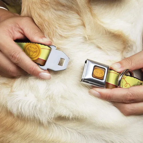 Miniatura 8 de Collar de perro Hebilla de cinturón de seguridad Toy Story Woody Bounding Cowboy Buckle Amarillo Rojo Marrón 9 a 15 pulgadas 1.0 pulgadas de ancho