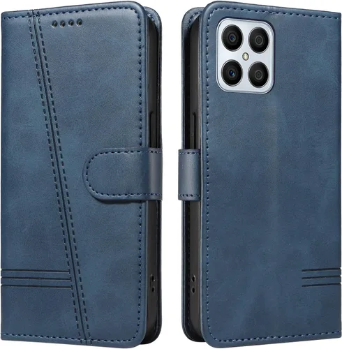 Miniatura 130 de Funda con tapa para Huawei Nova Lite 3, protección de 360 grados, a prueba de golpes, de piel sintética, con función atril y 3 ranuras