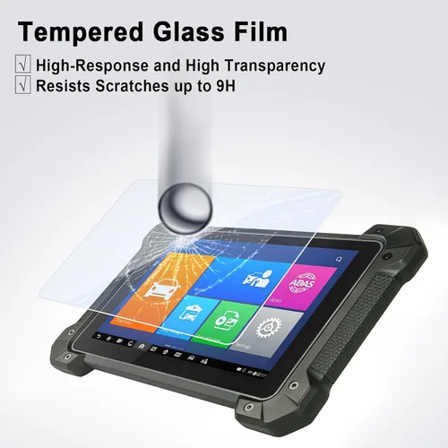 Miniatura 2 de Protector de pantalla de vidrio templado compatible con Autel MaxiCOM MK808BT/MK808/MK808TS, MaxiCheck MX808, MaxiPRO MP808, MP808K, película