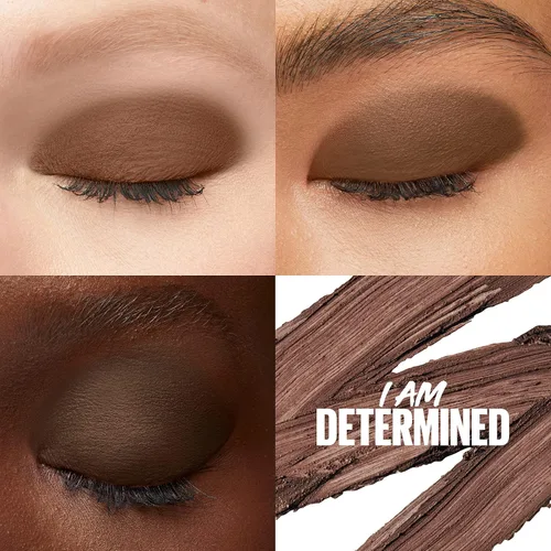 Miniatura 2 de MAYBELLINE Color Tattoo Longwear Multi-Use Sombra de Ojos Stix, Maquillaje de Ojos, Estoy Determinada (Marrón Oscuro Mate)