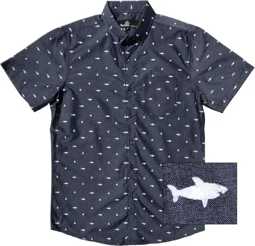 Miniatura 66 de Molokai Surf - Camisas hawaianas de manga corta con botones y corte ajustado