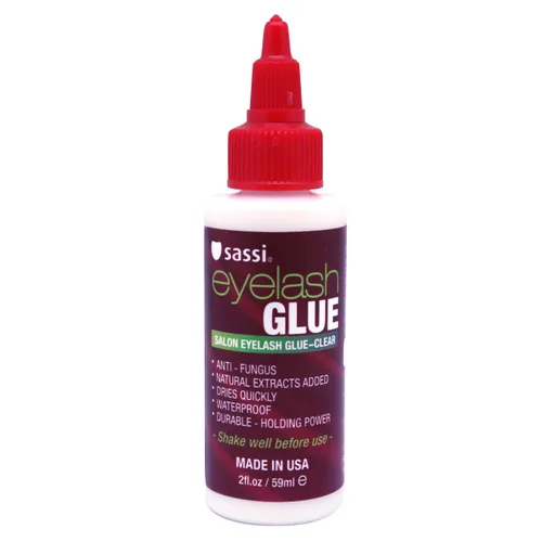 Miniatura 6 de Sassi - Pegamento para pestañas oscuro 2 oz Fórmula de extracto natural de secado rápido, impermeable, adhesión duradera, larga duración, adhesivo