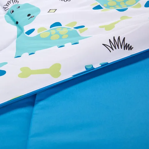 Miniatura 3 de Juego de ropa de cama SLEEP ZONE para niños, tamaño Full/Queen - Funda de edredón con lindos estampados para niños, niñas, adolescentes, super Lindo