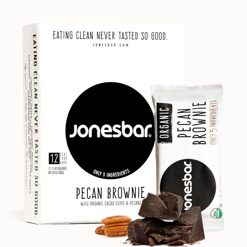 Miniatura 14 de JONESBAR Mantequilla de maní y gelatina, 12 unidades (paquete de 1)), barra orgánica de frutas y nueces USDA sin OMG, Kosher, vegana, sin gluten