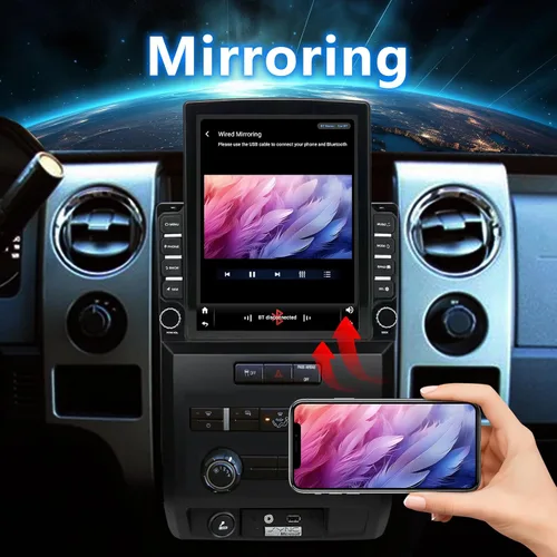 Miniatura 5 de Reemplazo estéreo de radio de coche Android 13 compatible con Ford F150 2009 2010 2011 2012 actualización manual de CA, CarPlay inalámbrico