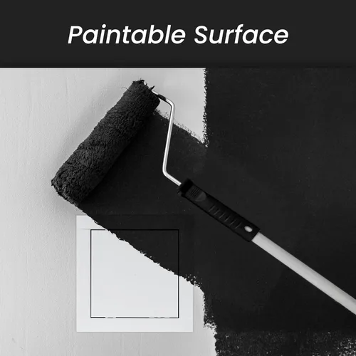 Miniatura 5 de Repa Market Panel de acceso de pared de 12 x 12 pulgadas para paneles de yeso, placa de plástico ABS antracita para orificios de pared, panel