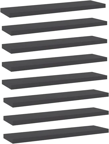 Miniatura 10 de Tableros de estantería 8 piezas, tablones de repuesto para estantería, estante de madera, estante de melamina, madera sin terminar, para renovar