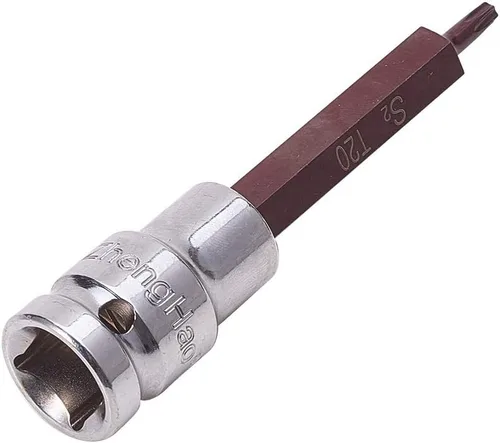 Miniatura 9 de Auniwaig Enchufe hexagonal de 1/2 pulgada x H6 (0.236 in), brocas de acero S2, enchufes CR-V de 4 pulgadas de longitud, 2 piezas