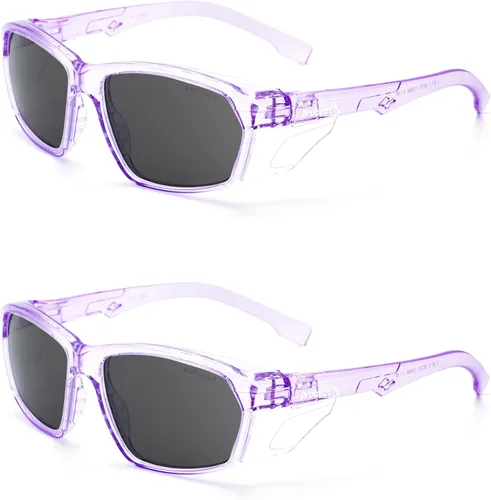 Miniatura 105 de ProtectX Elegantes gafas de seguridad antivaho y resistentes a los arañazos, gafas de protección UV, lentes de bloqueo de luz azul para hombres