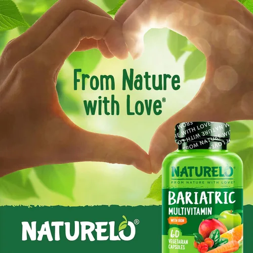 Miniatura 5 de NATURELO Multivitamínico Bariátrico - Uno Diario con Hierro - Suplemento para Pacientes Post Cirugía de Bypass Gástrico - Nutrición Natural
