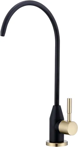 Miniatura 12 de Grifo de cocina de montaje en pared, grifo de fregadero de cocina de montaje en pared de centro de 8 pulgadas con rociador desplegable, comercial