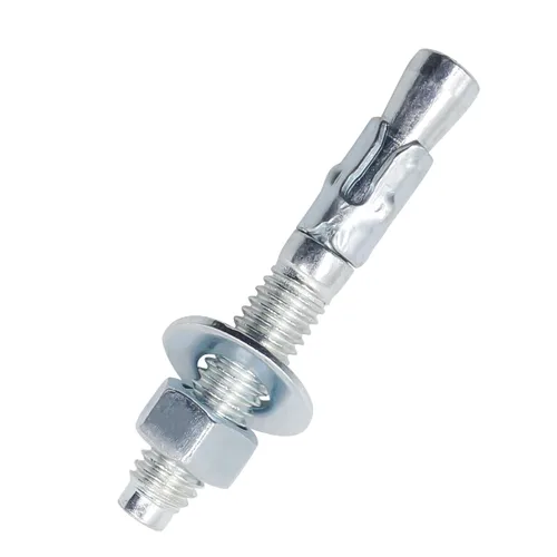 Miniatura 24 de Anclajes de hormigón 3/8, pernos de anclaje de cuña de 3/8 de acero al carbono galvanizado con arandela y tuerca, 3/8 pulgadas de diámetro exterior