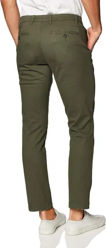 Miniatura 3 de Tienda Essentials - Pantalones caqui de corte ajustado, elásticos, informales, para hombre
