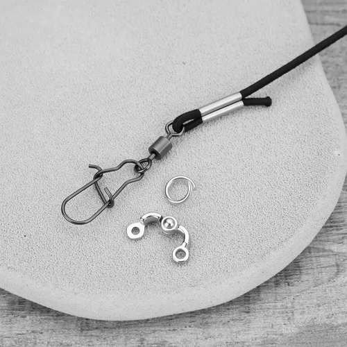 Miniatura 5 de Arnés para pájaros Cuerda de entrenamiento volador 3M para loros, palomas y periquitos con anillo 4# (negro)