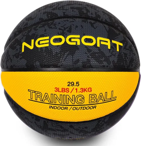 Miniatura 12 de 3LBS/2.2LBS 29.5"/28.5" Weighted Heavy Basketball Training Equipment for in& Outdoor Improving Handling Dribbling, Passing&Rebounding Skills