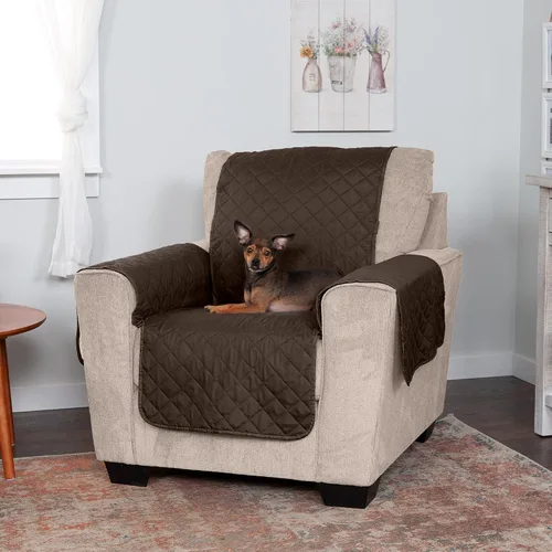 Miniatura 6 de Furhaven Protector de silla reversible y resistente al agua para perros, gatos y niños, funda acolchada Pinsonic de dos tonos para muebles de sala