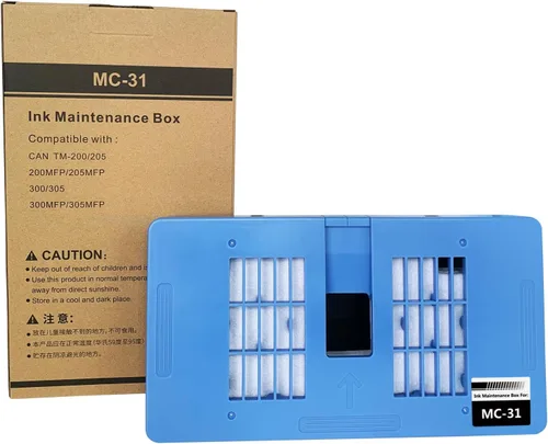 Miniatura 8 de Cartucho de mantenimiento MC-31 de repuesto para impresoras Canon Imageprograf TM-200 TM-205 TM-300 TM-305 TM-5200 TM-5205 TM-5300 TM-5305